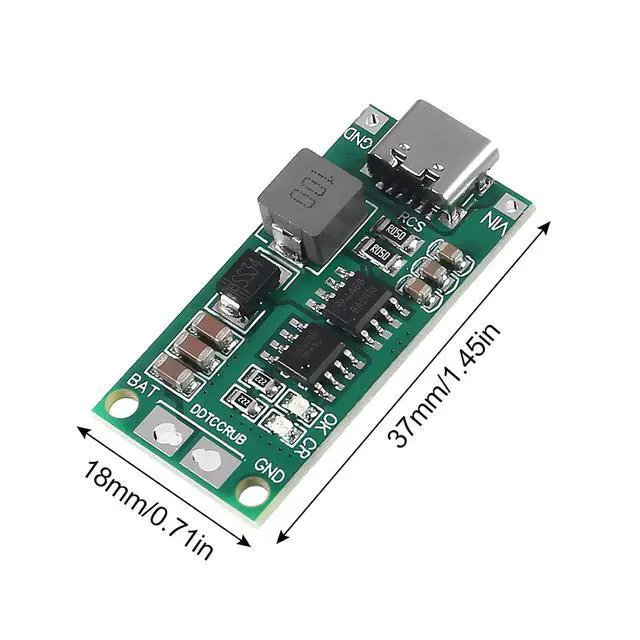 Alt view image 4 of 7 - 2PCS Multi-Cell 2S 3S 4S Type-C USB Boost Converter to 8.4V 12.6V 16.8V Step-Up Power Module LiPo Polymer Li-Ion Charger Protection Board (3S 4A)