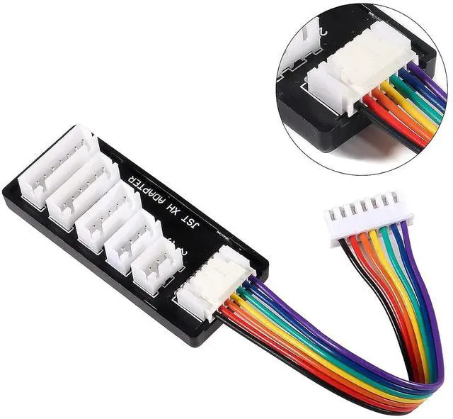 Alt view image 6 of 6 - 3PCS JST-XH 2-6S Lipo Battery Charge Balance Board Expansion Board Adapter Converter for JST-XH Connector Balance Board