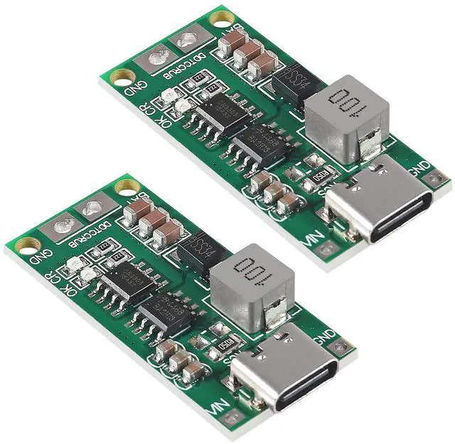 Main image of 2PCS Multi-Cell 2S 3S 4S Type-C USB Boost Converter to 8.4V 12.6V 16.8V Step-Up Power Module LiPo Polymer Li-Ion Charger Protection Board (3S 2A)