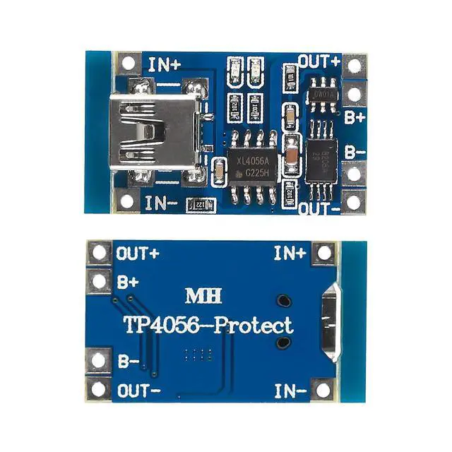 Alt view image 2 of 6 - 15pcs 5V 1A TP4056 Charging Module MINI USB 18650 Lithium Battery Charger Board with Protection