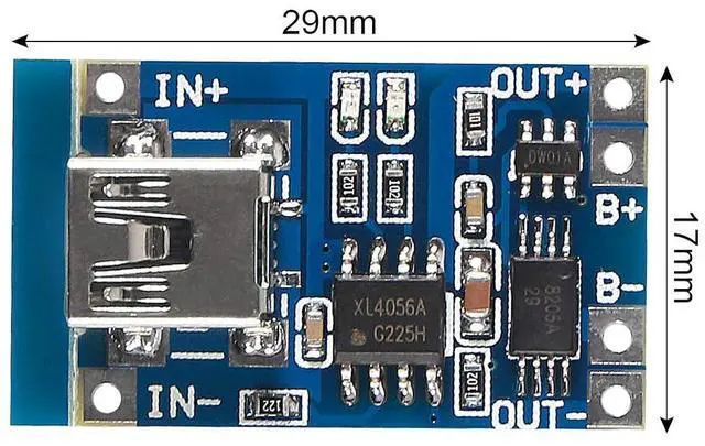 Alt view image 3 of 6 - 15pcs 5V 1A TP4056 Charging Module MINI USB 18650 Lithium Battery Charger Board with Protection