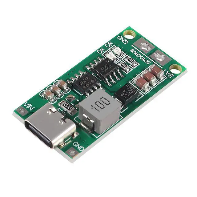 Alt view image 6 of 7 - 2PCS Multi-Cell 2S 3S 4S Type-C USB Boost Converter to 8.4V 12.6V 16.8V Step-Up Power Module LiPo Polymer Li-Ion Charger Protection Board (4S 2A)