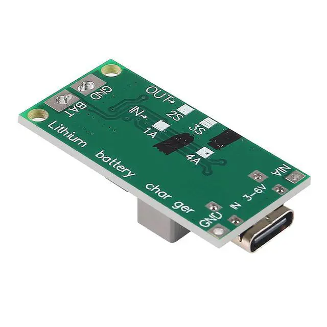 Alt view image 7 of 7 - 2PCS Multi-Cell 2S 3S 4S Type-C USB Boost Converter to 8.4V 12.6V 16.8V Step-Up Power Module LiPo Polymer Li-Ion Charger Protection Board (4S 2A)