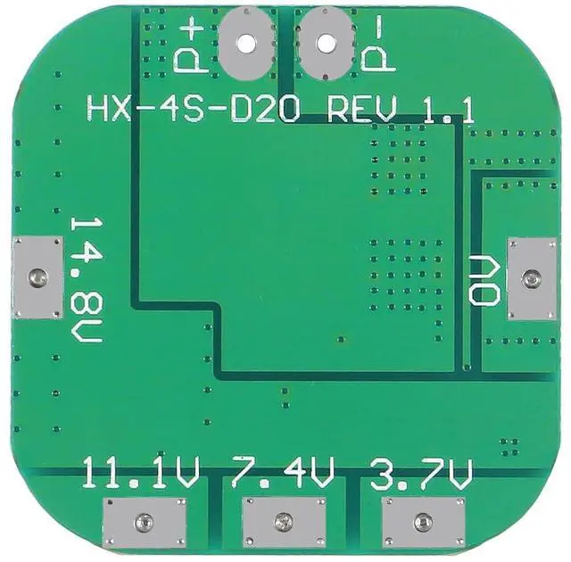Alt view image 3 of 6 - 4Pcs 4S 14.8V/16.8V BMS 18 650 Lith ium Battery Protection Board Charger Protection Module with Overcharge/Over-Discharge/Over-Current/Short Circuit Protection