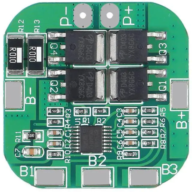 Alt view image 2 of 6 - 4Pcs 4S 14.8V/16.8V BMS 18 650 Lith ium Battery Protection Board Charger Protection Module with Overcharge/Over-Discharge/Over-Current/Short Circuit Protection