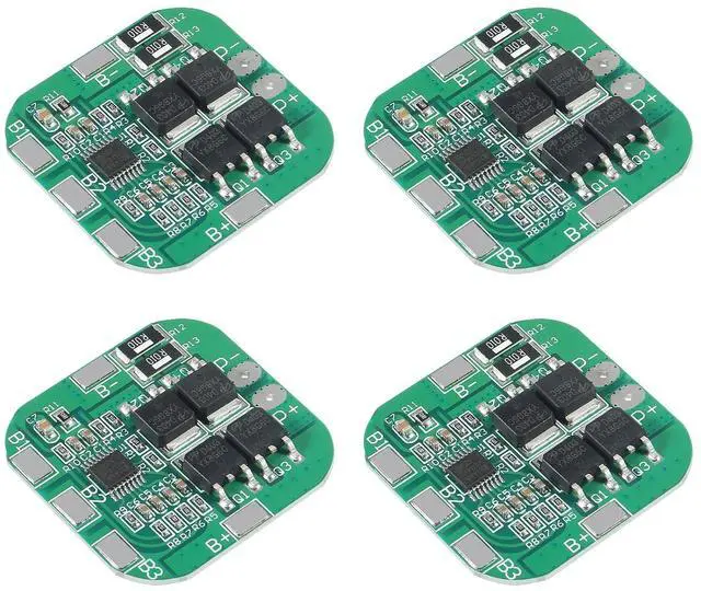 Main image of 4Pcs 4S 14.8V/16.8V BMS 18 650 Lith ium Battery Protection Board Charger Protection Module with Overcharge/Over-Discharge/Over-Current/Short Circuit Protection