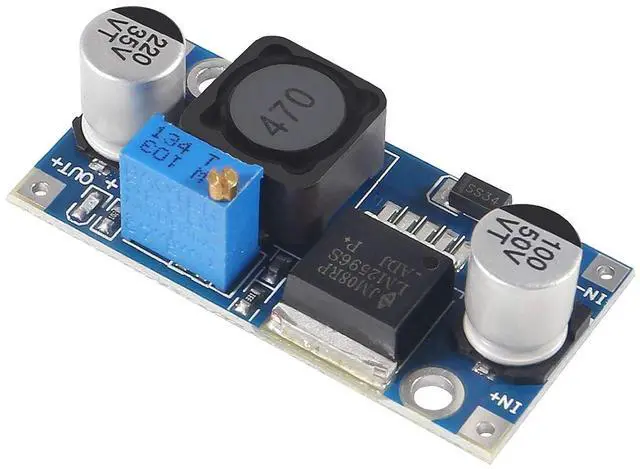 Alt view image 4 of 7 - 4Pack LM2596 DC-DC Buck Converter,Adjustable Step Down Voltage Regulator 3-40V to 1.5-35V High Efficiency Power Supply Volt Reducer Transformer Module