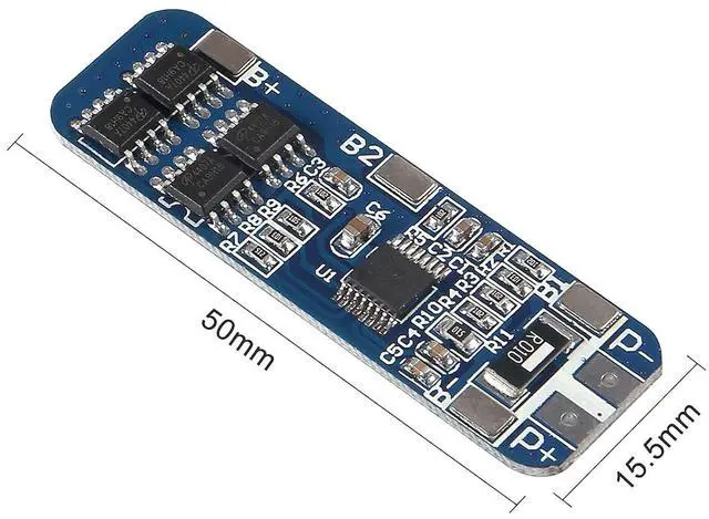 Alt view image 2 of 7 - 4Pcs 3S 12V 10A BMS Lithium Battery Protection Board Liion Charger Protection Module with Overcharge/Over-Discharge/Over-Current/Short Circuit Protection