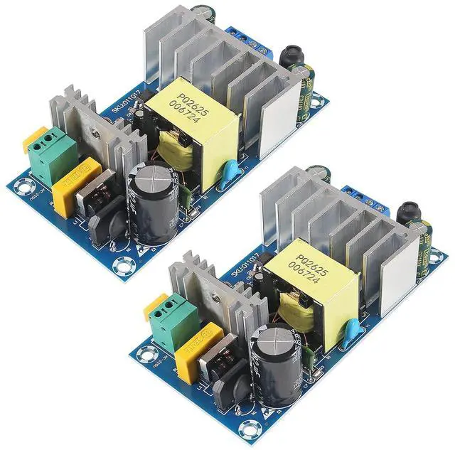 Main image of 2PCS AC to DC Isolated Power Supply Module DC 24V 4A 5V Dual Output Power 120V (90-256V) 50-60Hz to 24V 5V 120W Max Industrial Power Module (Dual Output 24V 4A / 5V 1A)