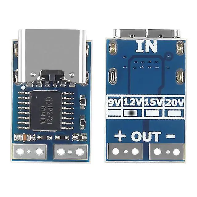 Alt view image 2 of 7 - 5PCS Type-C PD Decoy Module PD23.0 to DC DC Trigger Module QC4 Charger 12V 20V 5A PDC004-PD Type-C Input Module (20V)