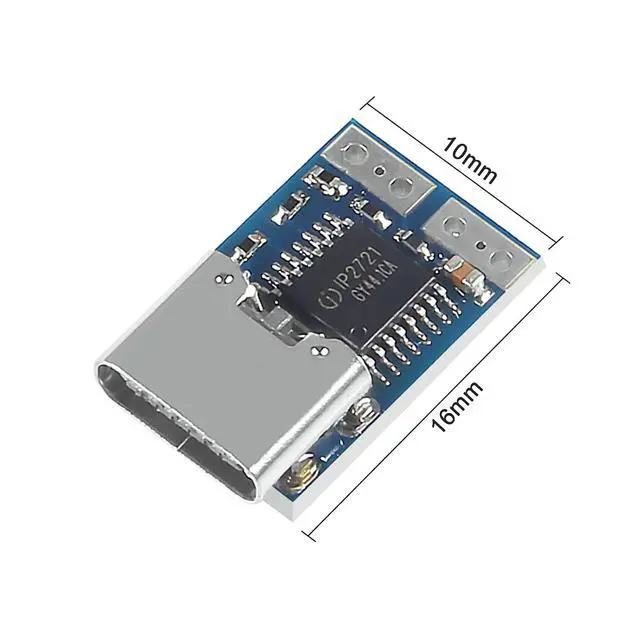 Alt view image 5 of 7 - 5PCS Type-C PD Decoy Module PD23.0 to DC DC Trigger Module QC4 Charger 12V 20V 5A PDC004-PD Type-C Input Module (20V)