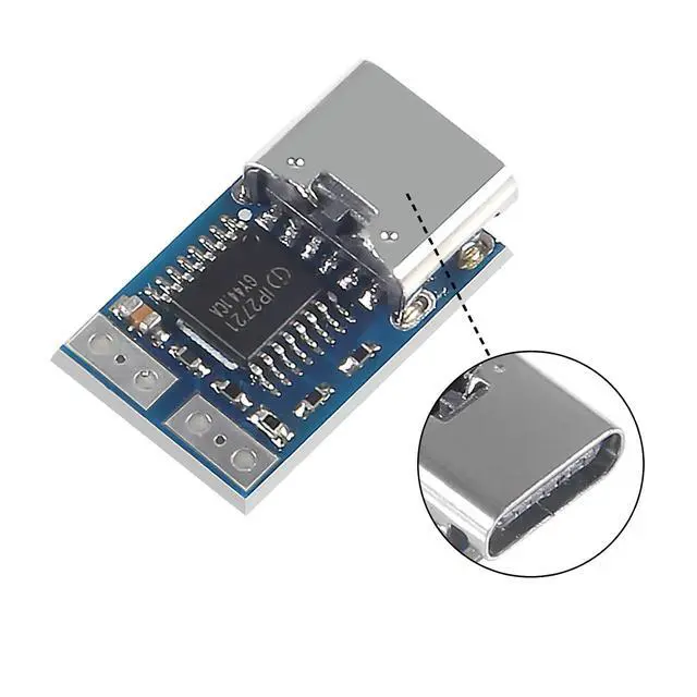 Alt view image 7 of 7 - 5PCS Type-C PD Decoy Module PD23.0 to DC DC Trigger Module QC4 Charger 12V 20V 5A PDC004-PD Type-C Input Module (20V)