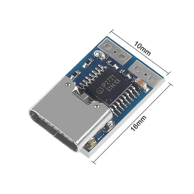 Alt view image 5 of 7 - 5PCS Type-C PD Decoy Module PD23.0 to DC DC Trigger Module QC4 Charger 12V 5A PDC004-PD Type-C Input Module (12V)