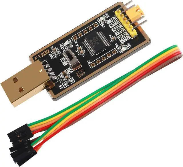 Main image of FT232RL USB to TTL Adapter for Development Projects,USB to Serial Converter with Genuine FTDI USB UART Compatible with Windows 7/8/10/XP,Linux,Mac OS