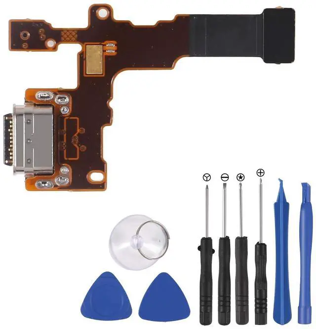 Main image of Replacement USB Charger Port Flex Cable with Microphone for Stylo 4 Q710AL Q710TS Q710MS Q710CS Q710US with Tools (for Stylo 4 Q710)