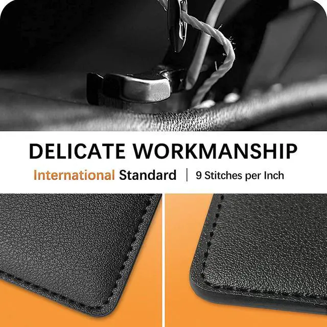Alt view image 5 of 7 - Phone Card Holder, Leather Phone Wallet Stick On Card Holder Back of Phone | Credit Card Holder for Phone Case Compatible with Most of Cell Phone (, ) - 2Pack Black