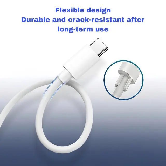 Alt view image 2 of 6 - USB A to USB C Cable, Durable ABS 17 16 15 Pro Max Charger Cord, Type C Charging Cable for 17 Air,15 Plus, 10th Gen, Pro 12.9/11, CarPlay Car Charging Cable