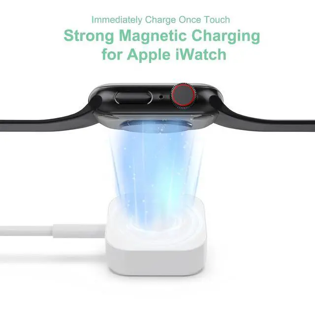 Alt view image 4 of 7 - Travel 3M/10FT USB C Multi 6-in-1 Fast Charging iWatch Charger Cable,USB A/USB C Watch Charger+Lightning*2+Type C Cord Combo for Smart Watch Series9 8 7 6 5 SE/iPhone15 14 13///