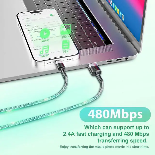 Alt view image 4 of 7 - 3Pack Short Charging Cable, USB A to Lightning Cable15cm+30cm+30cm, Nylon Braided Sync Data Short Charger Cable, Fast Charger Cord for 14 13 12 11 Pro Max Xr X 8 7 Plus SE