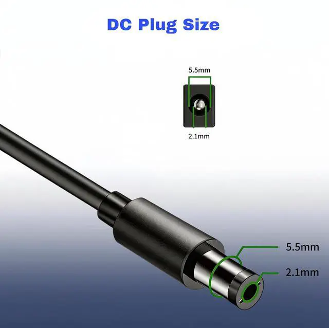 Alt view image 3 of 6 - 8 Tips 5V 1A Power Supply Adapter, AC to DC 5V Power Adapter, 100-240V 50-60Hz AC Input to DC 5Volt 1Amp Universal Transformer, 5.5mm x 2.1mm US Plug