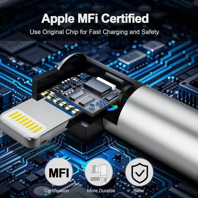 Alt view image 6 of 7 - 3Pack Right Angle Long Charge Cable, 90 Degree USB A to Lightning Cable 6FT/2M*2+10FT/3M,Nylon Braided Sync Data Charger Cable, Fast Charge Cord for 14 13 12 11 Pro Max Xr 8 7 Plus