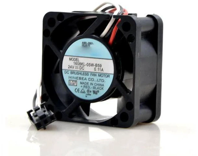 Alt view image 3 of 5 - 1608KL-05W-B59 4020 DC24V 0.11A Cooling Fan, Special Replacement 4cm Fan for FANUC CNC System