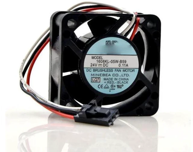 Alt view image 5 of 5 - 1608KL-05W-B59 4020 DC24V 0.11A Cooling Fan, Special Replacement 4cm Fan for FANUC CNC System