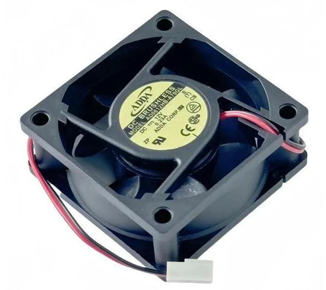 Alt view image 7 of 7 - AD0612HB-A70GL 6025 DC12V 0.23A 2-Wire Brushless Cooling Fan, 6cm Industrial Chassis Replacement Fan