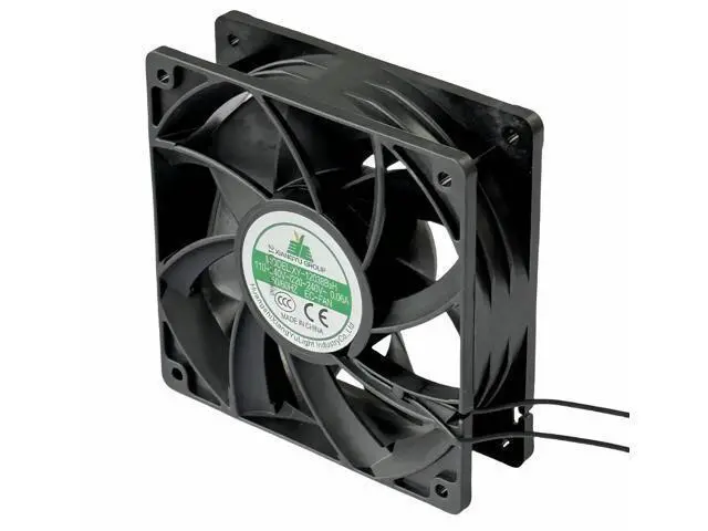 Alt view image 6 of 7 - XY-12038B2H EC Cooling Fan 120×120×38mm 12CM, 110V-240V 0.06A 50/60Hz High Air Volume Cabinet Fan