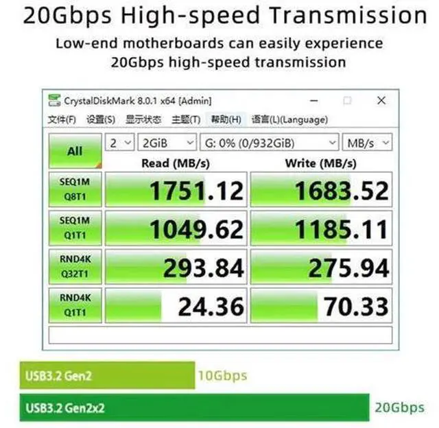 Alt view image 2 of 7 - USB 3.2 Gen2 Type-C 20Gbps USB-C to PCIe 4X Expansion Card Adapter, PCI-E 4X to USB-C Port Converter for Desktop Motherboard