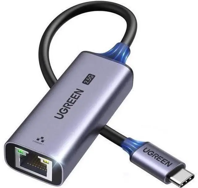 Main image of UGREEN 2.5G USB C to RJ45 Ethernet Adapter Aluminum Shell Compatible Thunderbolt 4/3