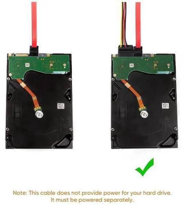 Alt view image 2 of 7 - 5 Pack 18 Inch Red SATA III Data Cable with Locking Latches, 6Gbps 7Pin Female to Female SATA Cable for HDD SSD Motherboard