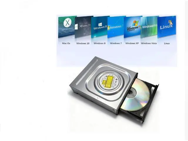 Alt view image 6 of 7 - AJMRTC 3.5 Inch SATA Internal Desktop DVD RW Burner Drive, DVD CD Reader Writer M-DISC Supported, 16X DVD Read 24X DVD Burn, Compatible with Windows XP/Vista/8/10 PC Optical Disc Player