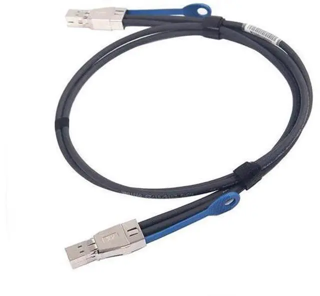Alt view image 3 of 6 - 12Gbps Mini SAS HD SFF-8644 to SFF-8644 Cable 1M, 100 Ohm High Speed SAS Cable for NVMe Enclosure, Storage Array, SAN JBOD Enterprise Storage Servers