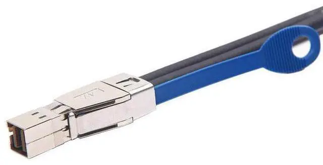Alt view image 6 of 6 - 12Gbps Mini SAS HD SFF-8644 to SFF-8644 Cable 1M, 100 Ohm High Speed SAS Cable for NVMe Enclosure, Storage Array, SAN JBOD Enterprise Storage Servers