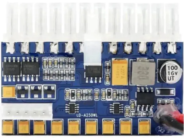Alt view image 4 of 4 - 12V DC 250W Pico PSU DC-DC ATX Power Module, 24Pin Mini ITX PC & Car Automotive Power Supply Board