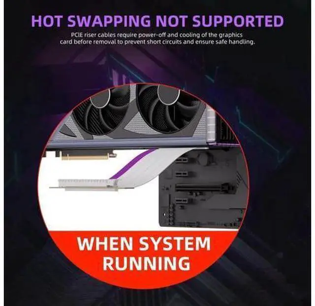 Alt view image 2 of 7 - 200mm PCIe 4.0 x16 Riser Cable, 90 Degree High Speed Flexible GPU Extension Cord, White, Compatible with RTX 4090 RTX 3060 RX 7900 Graphics Cards
