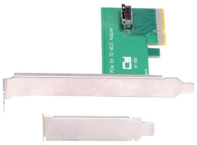 Main image of PCI-E 4X to PCIe 5.0 MCIO 4X 38Pin SFF-TA-1016 Adapter Mini Cool Edge IO Female PCI Express Card