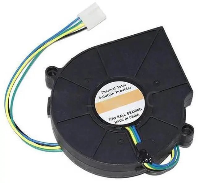 Main image of 75x75x15mm CPU Blower Fan Replacement Model BB7515BU B127515BU, DC 12V 0.80A 4-Wire PWM Centrifugal Fan with Copper Radiator for Desktop CPU Cooling