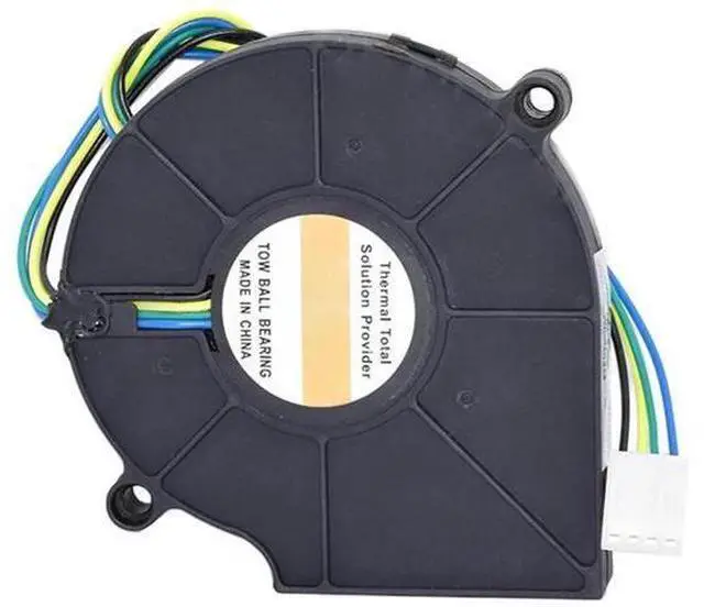 Alt view image 4 of 4 - 75x75x15mm CPU Blower Fan Replacement Model BB7515BU B127515BU, DC 12V 0.80A 4-Wire PWM Centrifugal Fan with Copper Radiator for Desktop CPU Cooling