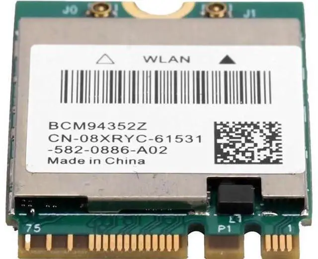 Main image of BCM94352Z M.2 NGFF Dual Band WiFi Bluetooth 4.0 Adapter 802.11ac Wireless Card with 2 U.FL Antenna Pigtails