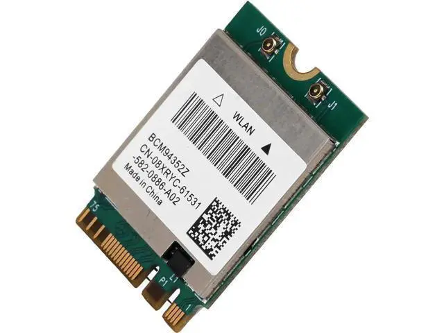 Alt view image 7 of 7 - BCM94352Z M.2 NGFF Dual Band WiFi Bluetooth 4.0 Adapter 802.11ac Wireless Card with 2 U.FL Antenna Pigtails