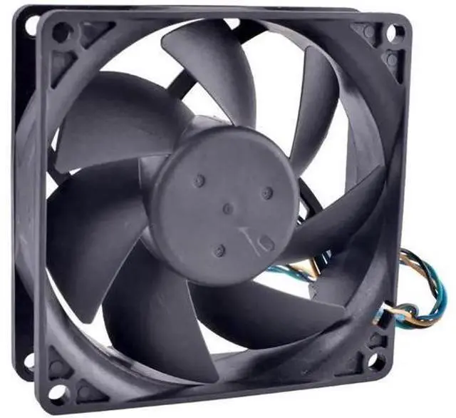 Alt view image 2 of 3 - AFB0812SH-9N07 8025 80mm PWM Fan, DC12V 0.51A, 4-Pin 4-Wire High Airflow Cooling Fan for CPU/Chassis