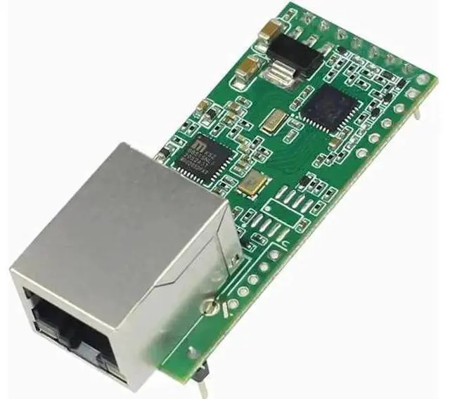 Main image of Upgraded USR-TCP232-T2 Tiny TTL UART to Ethernet TCP/IP Serial Converter Module