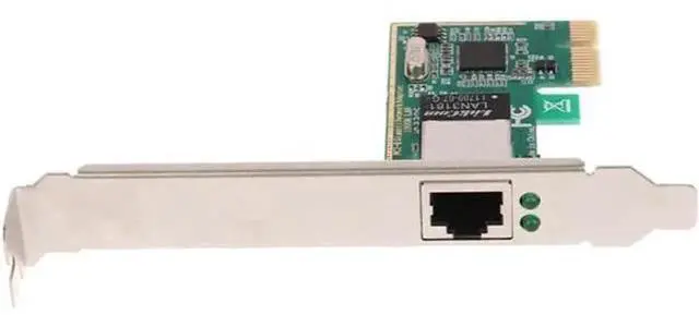 Alt view image 5 of 7 - 1 Pack PCI Express Gigabit Ethernet Network Card, 10/100/1000Mbps PCI-E RJ45 LAN Controller Adapter for Desktop PC