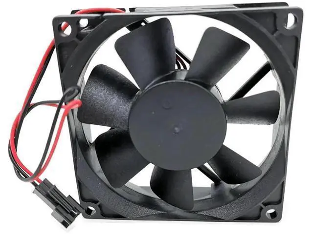 Alt view image 2 of 6 - TX8025L12S 8025 Silent Axial Cooling Fan DC 12V 0.08A 80×80×25mm Inverter Equipment Fan