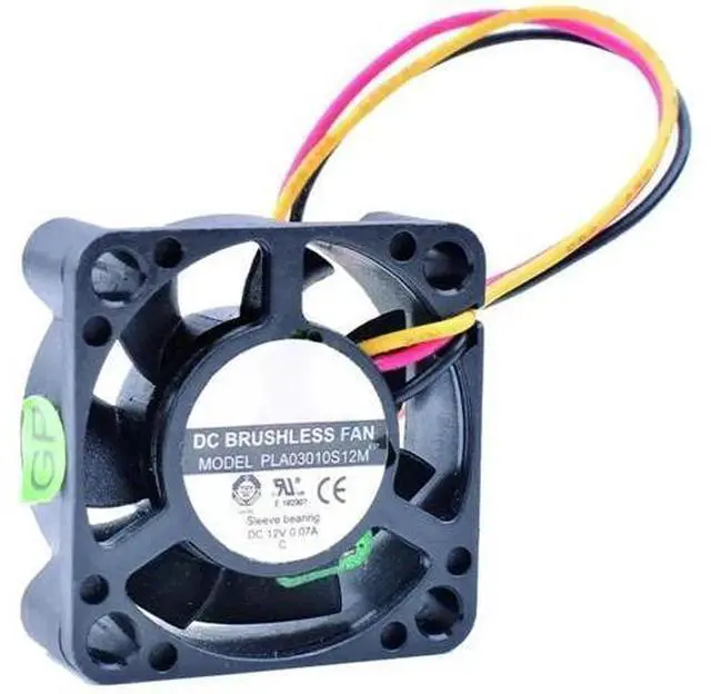 Main image of 3010 Micro Cooling Fan PLA03010S12M, 30mm 3CM 12V 0.07A DC Brushless Fan for Router Network Box