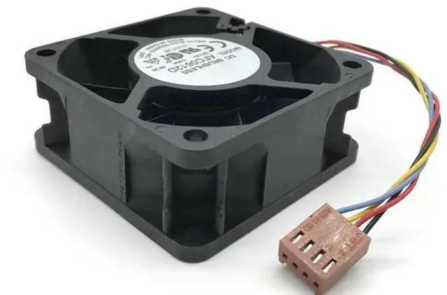Alt view image 3 of 3 - AFC0612D 6025 DC12V 0.60A 4-Pin PWM Double Ball Bearing Cooling Fan, 60×60×25mm High Airflow 4-Wire Chassis Fan