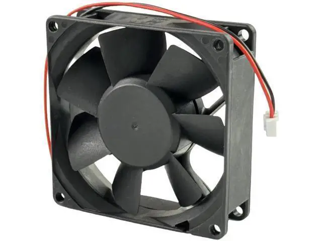 Alt view image 4 of 7 - KD1208PTS1 DC Cooling Fan 8025 8CM 12V 2.6W 2-Wire Chassis & Power Supply Fan