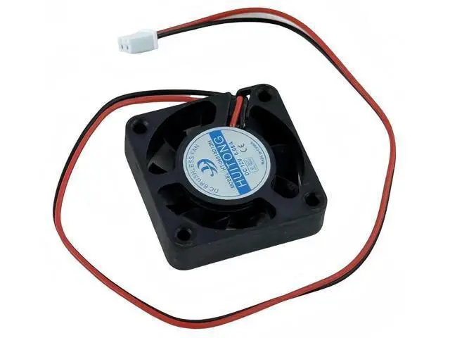Alt view image 3 of 7 - 4010 Silent DC Brushless Cooling Fan HT-04010D12M, 4CM 12V 0.08A 2-Wire Mini Equipment Cooling Fan
